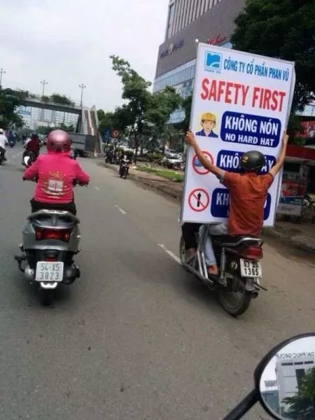 Safety comes first
