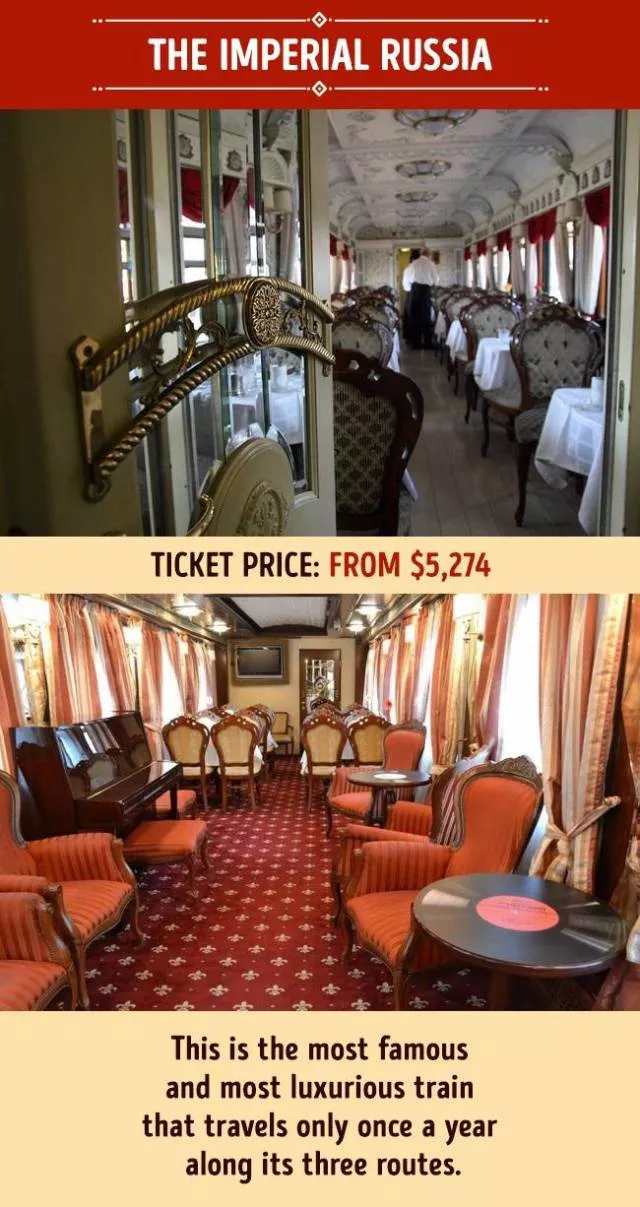 The most luxurious trains - #8 