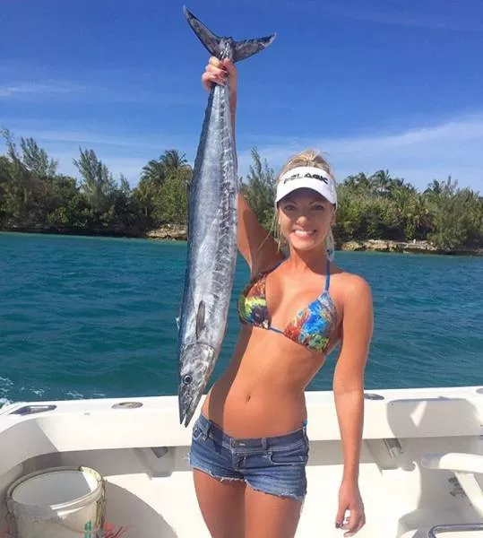 Blondes in bikinis in the fishing - #21 