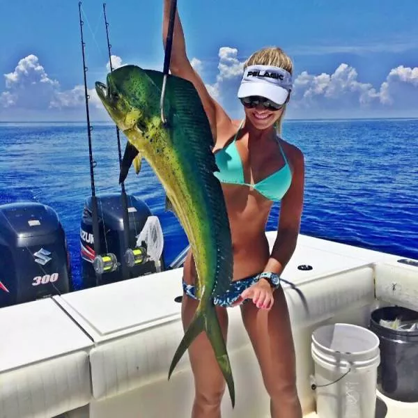 Blondes in bikinis in the fishing - #22 