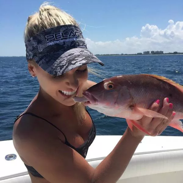 Blondes in bikinis in the fishing - #7 