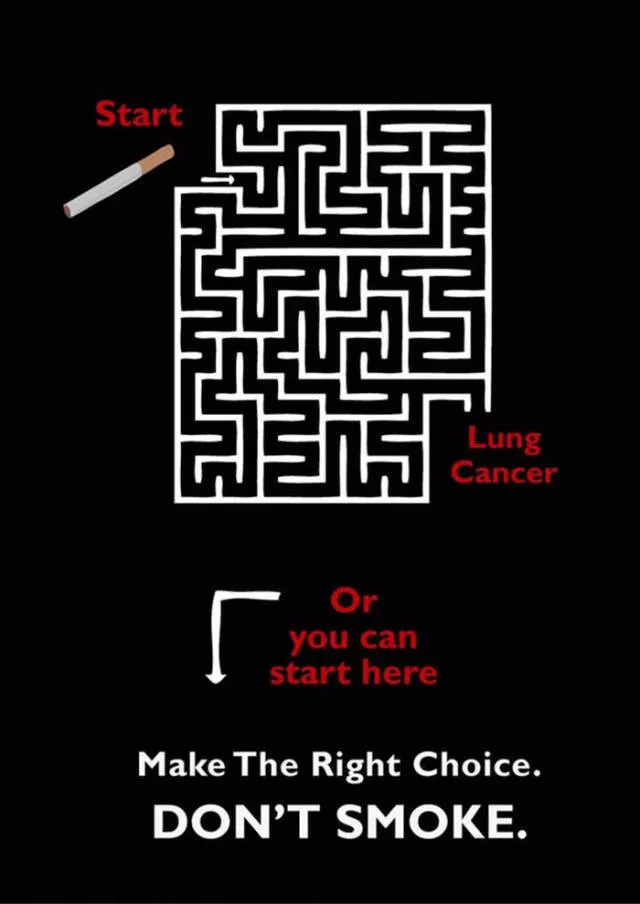 The best anti smoking posters