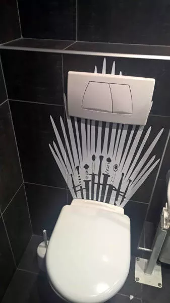 Toilet creativity
