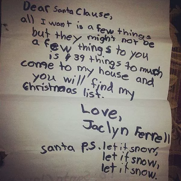 Funniest letters to santa - #11 