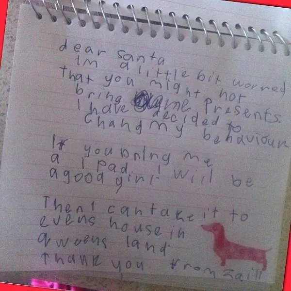 Funniest letters to santa - #14 