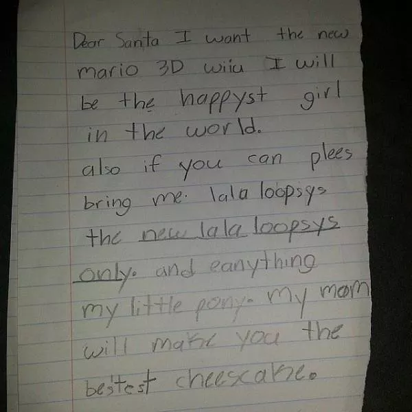 Funniest letters to santa - #30 