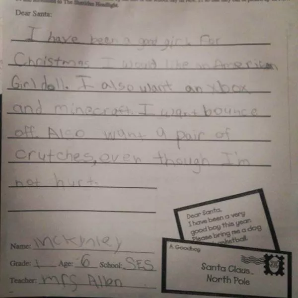 Funniest letters to santa - #32 