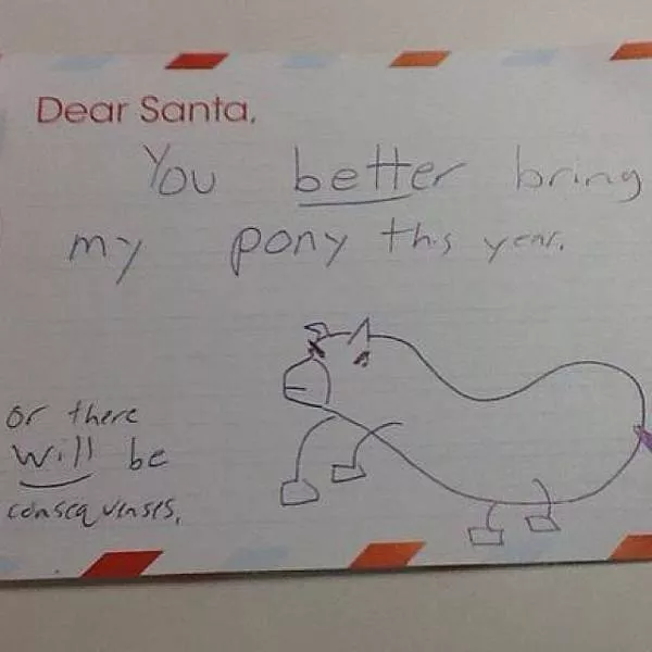 Funniest letters to santa - #33 