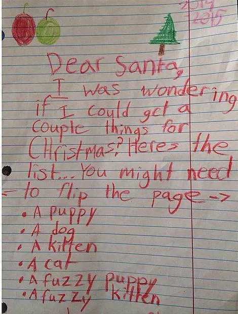 Funniest letters to santa - #6 