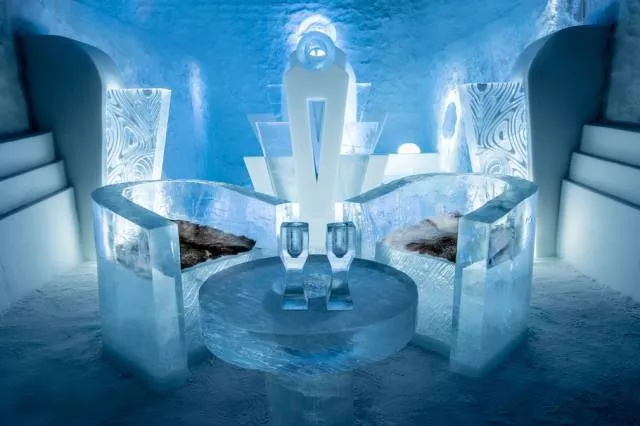 The ice hotel