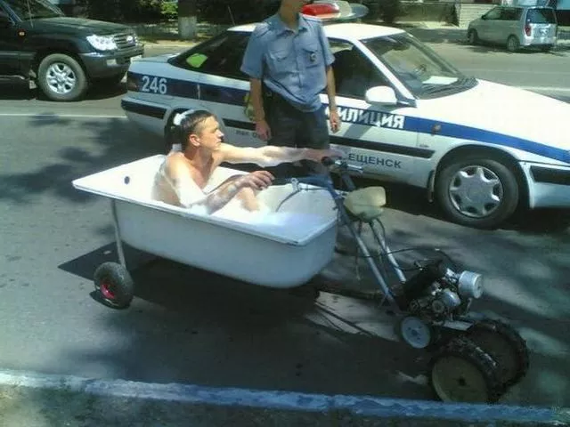 Completely unusual types of transport - #60 