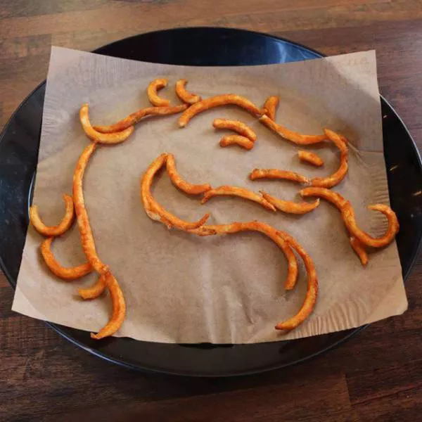 Playing with your food is quite fun