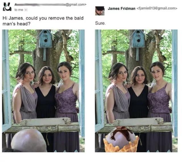 Please dont tell to james fridman to photoshop your pictures - #1 