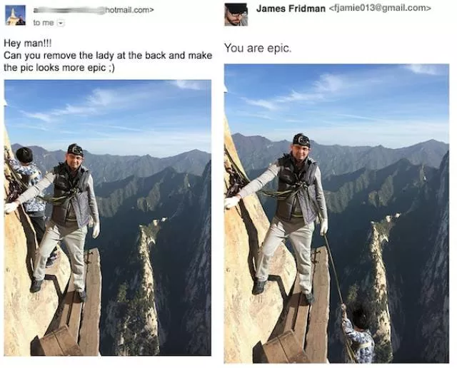 Please dont tell to james fridman to photoshop your pictures - #16 