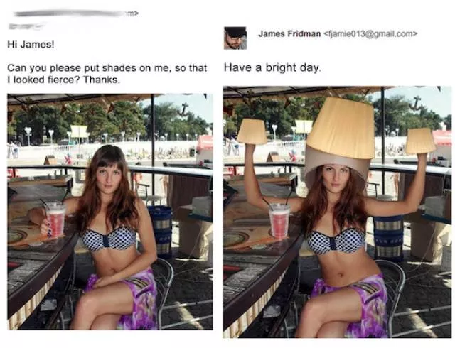 Please dont tell to james fridman to photoshop your pictures - #19 