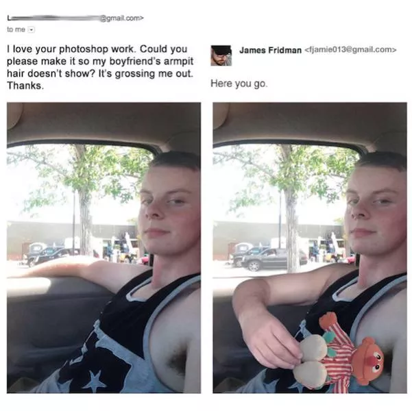 Please dont tell to james fridman to photoshop your pictures - #2 