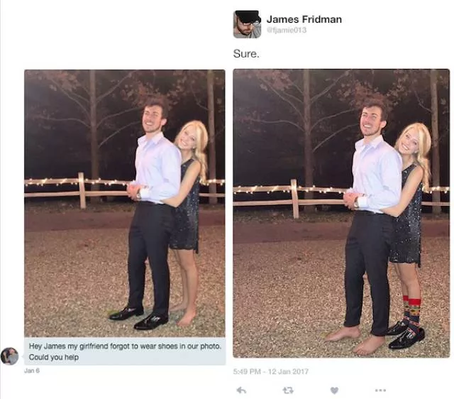 Please dont tell to james fridman to photoshop your pictures - #25 