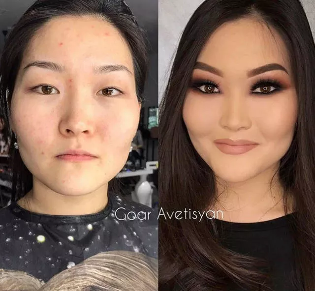 The magic of makeup before after - #19 