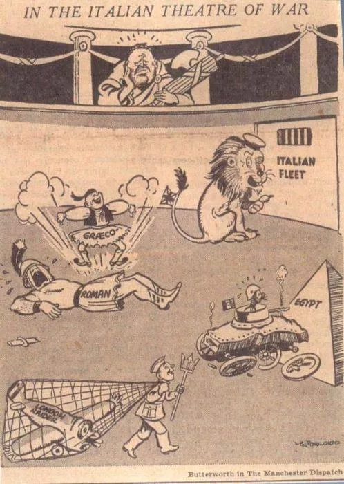 Rare cartoons from the era of world war ii