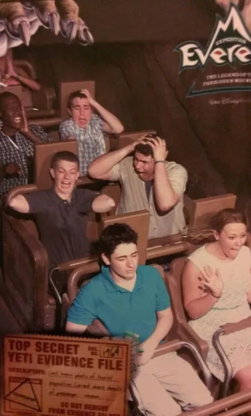 Funniest photos taken in rollercoaster photos - #25 