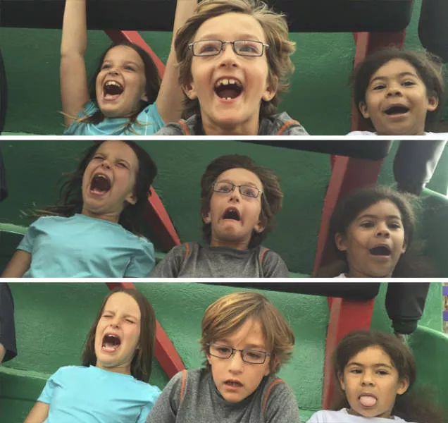 Funniest photos taken in rollercoaster photos