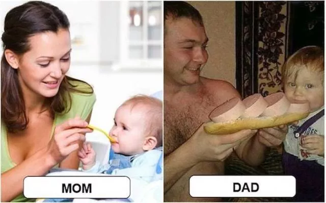 Parenting moms vs dads
