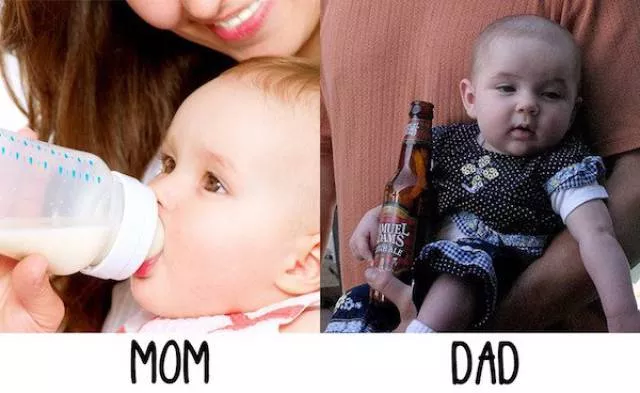 Rle parental mamans vs papas