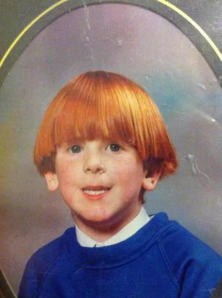 We are a little embarrassed when we look at our childhood photos - #9 