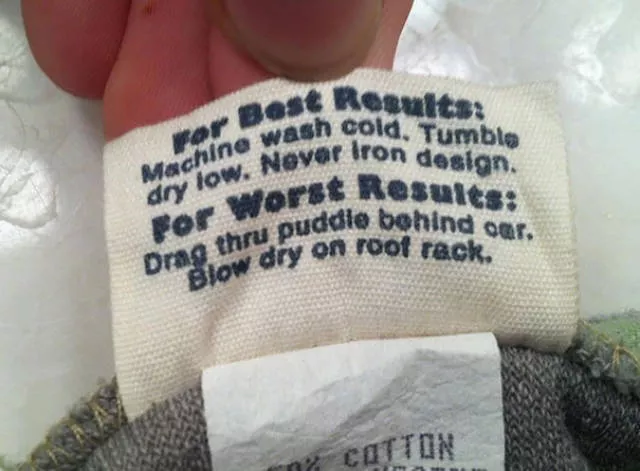 Funny tags on the clothes - #14 