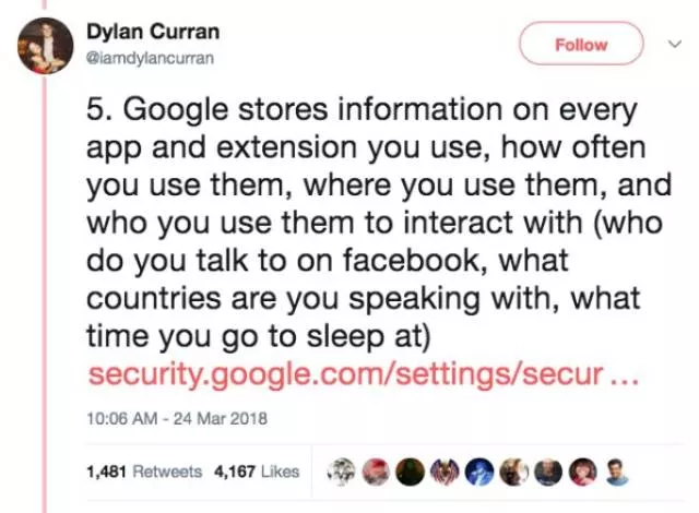 Google et facebook connais tout sur nous