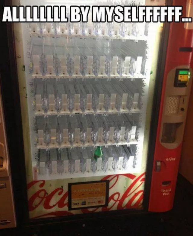 The daily routine of vending machines