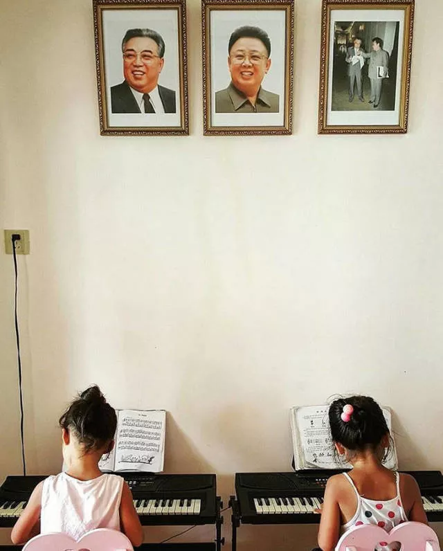 The top of rare images inside north korea