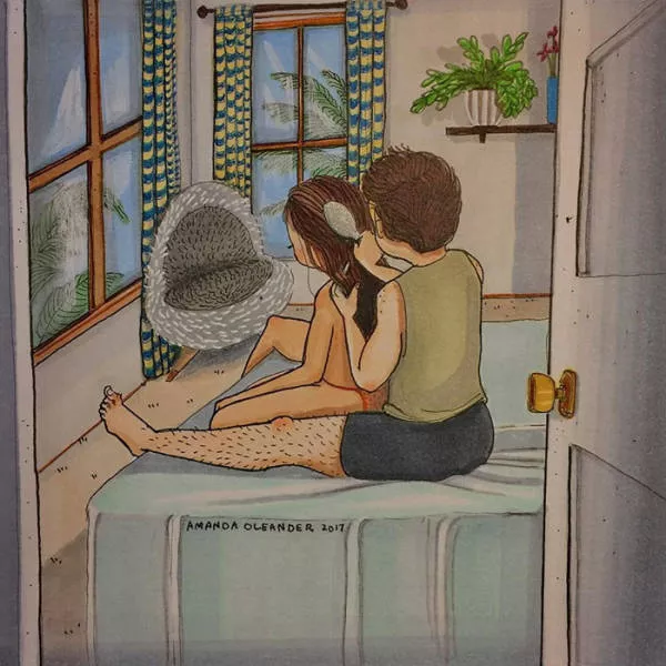 Illustrations of which illustrates different phases of life as a couple - #11 