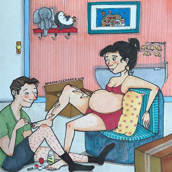 Illustrations of which illustrates different phases of life as a couple - #13 