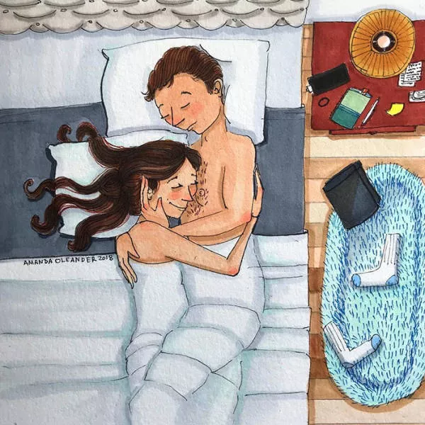Illustrations of which illustrates different phases of life as a couple - #30 
