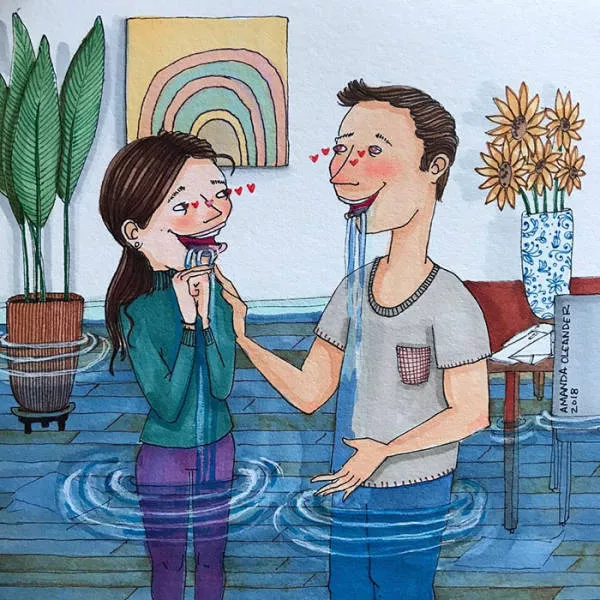 Illustrations of which illustrates different phases of life as a couple - #31 