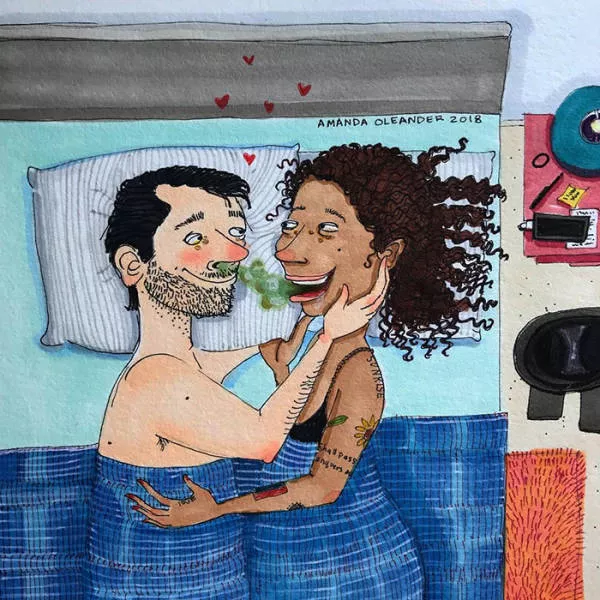 Illustrations of which illustrates different phases of life as a couple - #34 