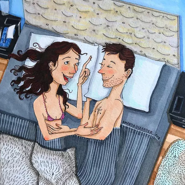 Illustrations of which illustrates different phases of life as a couple - #37 