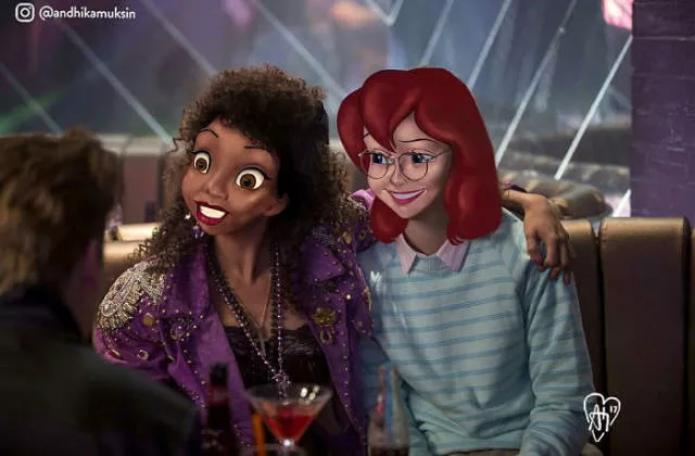 Disney characters into celebrity pictures - #12 