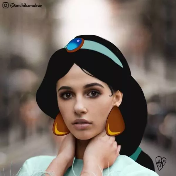Disney characters into celebrity pictures - #21 