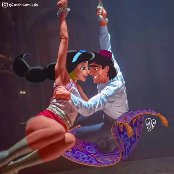 Disney characters into celebrity pictures - #34 