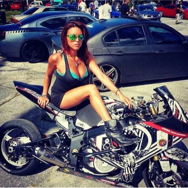 Beautiful girls and bikes can it get any sexy - #13 