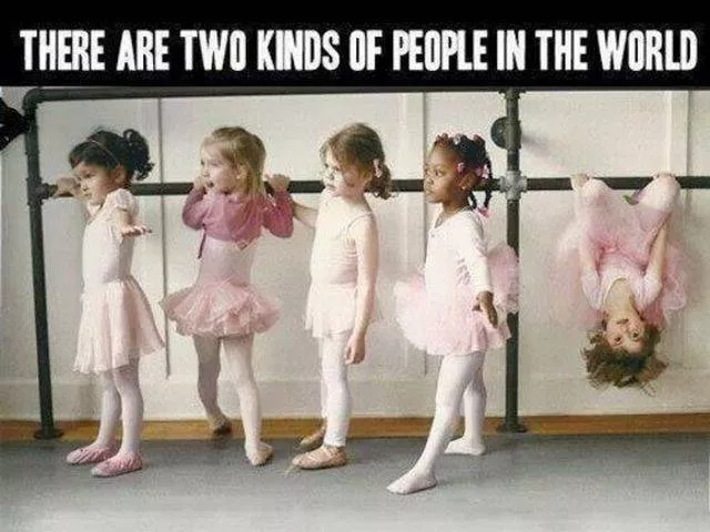 Here we can distinguish two types of people - #35 
