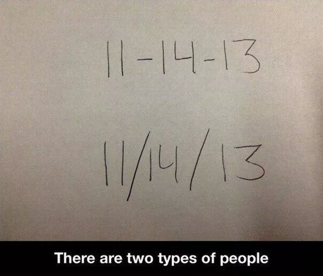 Here we can distinguish two types of people - #47 