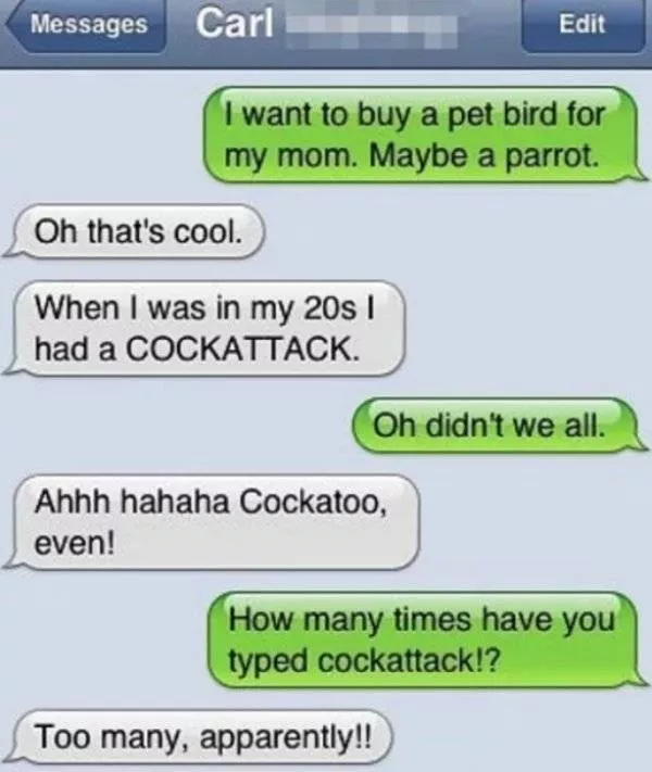 The worst mistakes of autocorrect - #16 