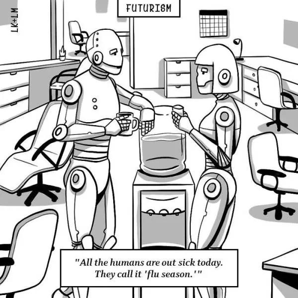 Very funny futuristic illustrations - #17 