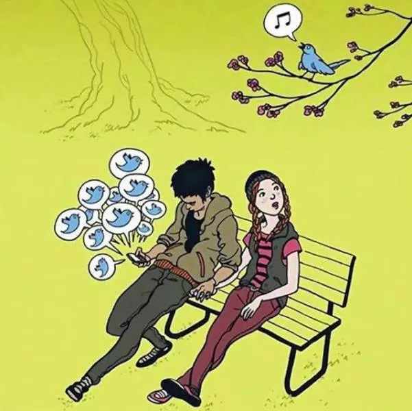 Very touching caricatures of todays world