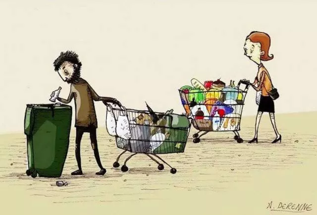 Very touching caricatures of todays world