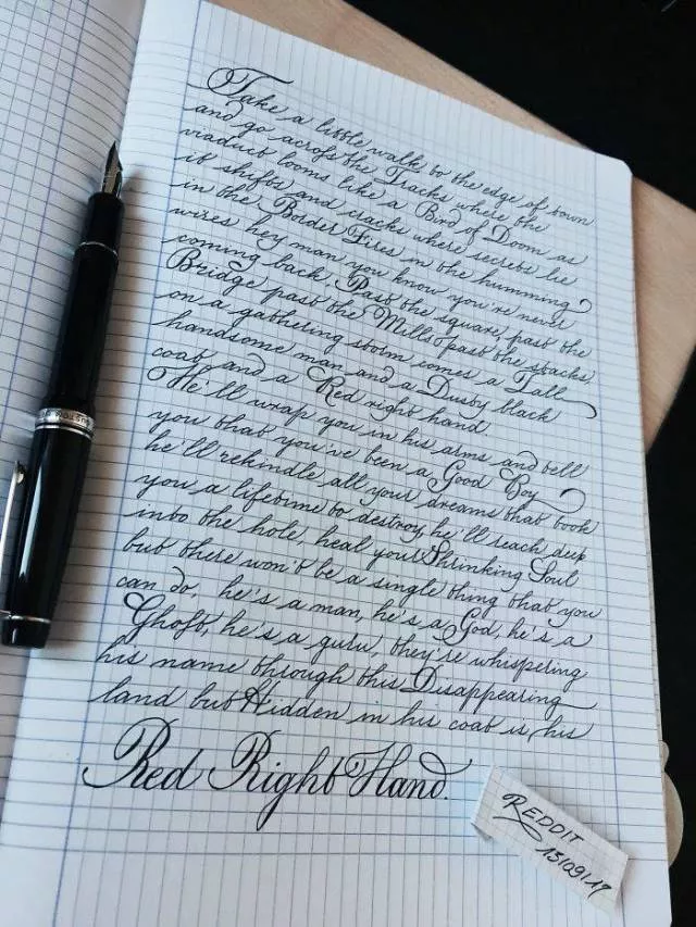 They write by hand better than a machine - #21 