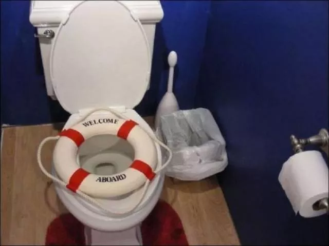 Toilet pranks